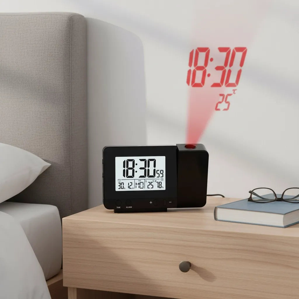 Réveil Projecteur Heure Numérique