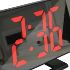 Réveil Projecteur Noir Écran Effet Miroir