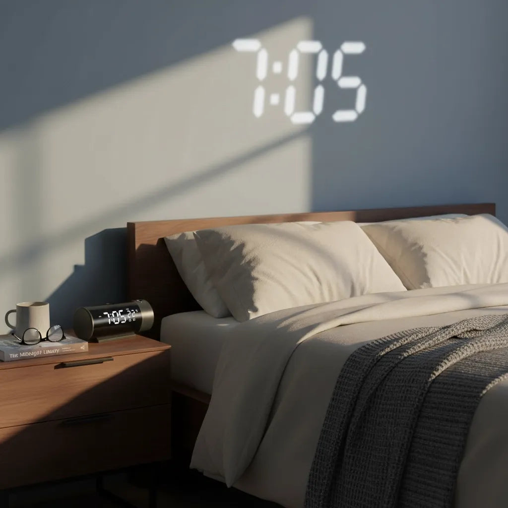 Réveil Projecteur Plafond Numérique