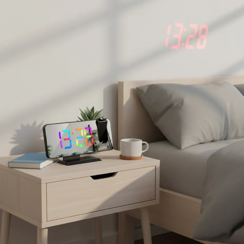 Réveil Projecteur Secteur Lumineux