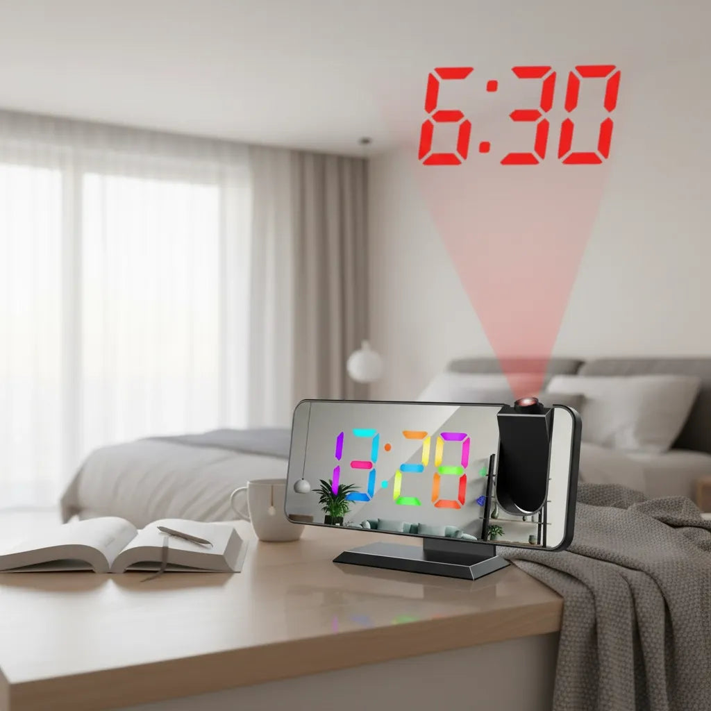 Réveil Projecteur Secteur Lumineux