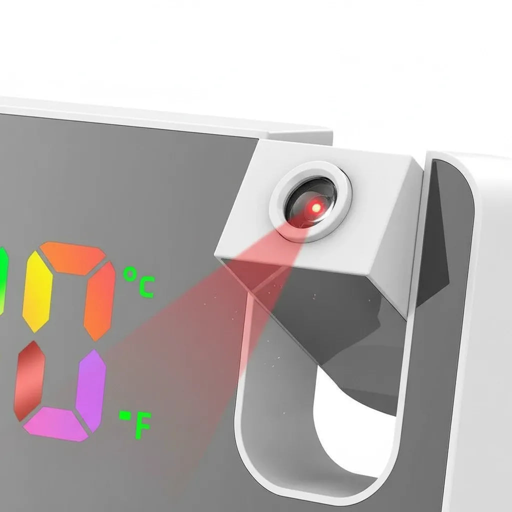Réveil Projecteur USB avec Écran LED