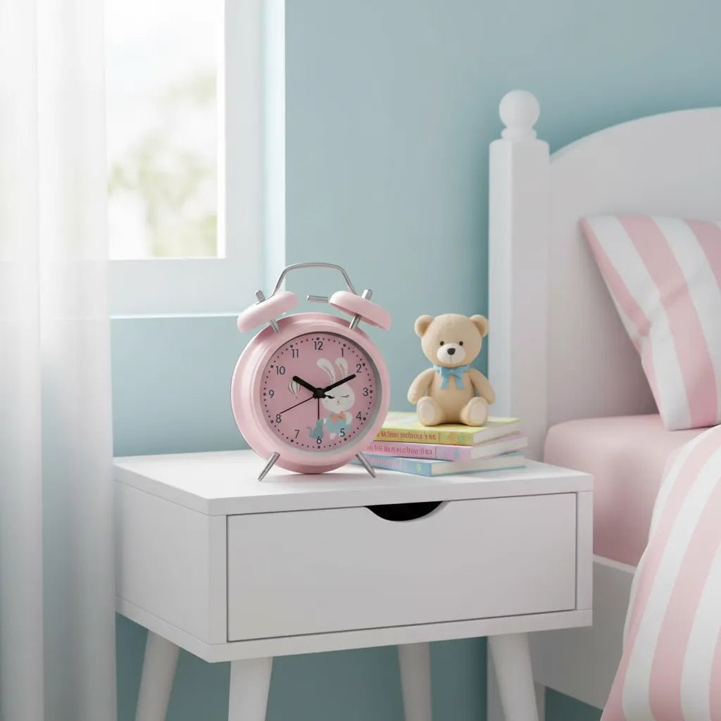 Réveil Rose à Pile