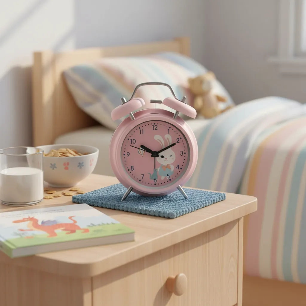 Réveil Rose à Pile