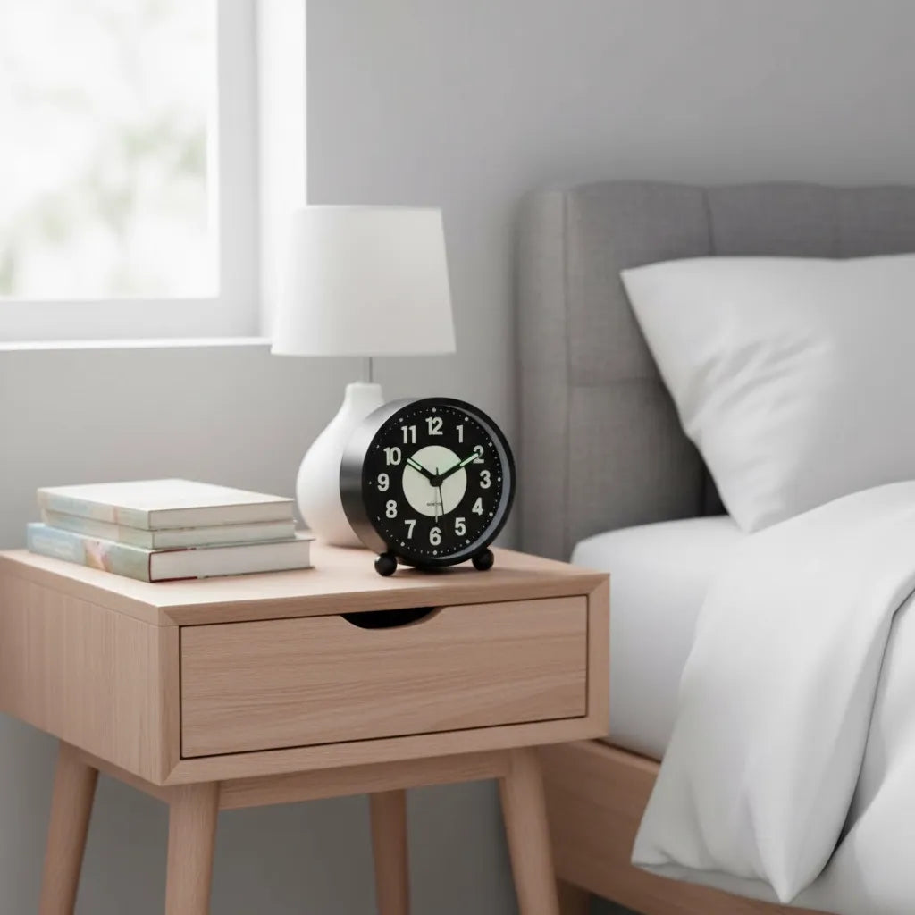 Réveil Simple à Pile Phosphorescent