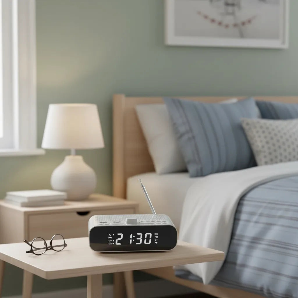 Réveil Simple avec Radio FM pour Senior