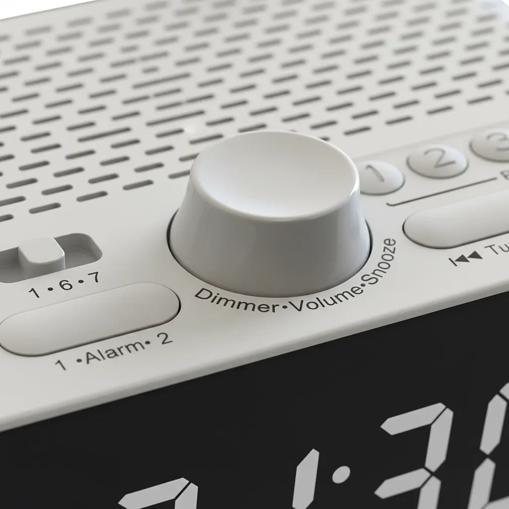 Réveil Simple avec Radio FM pour Senior