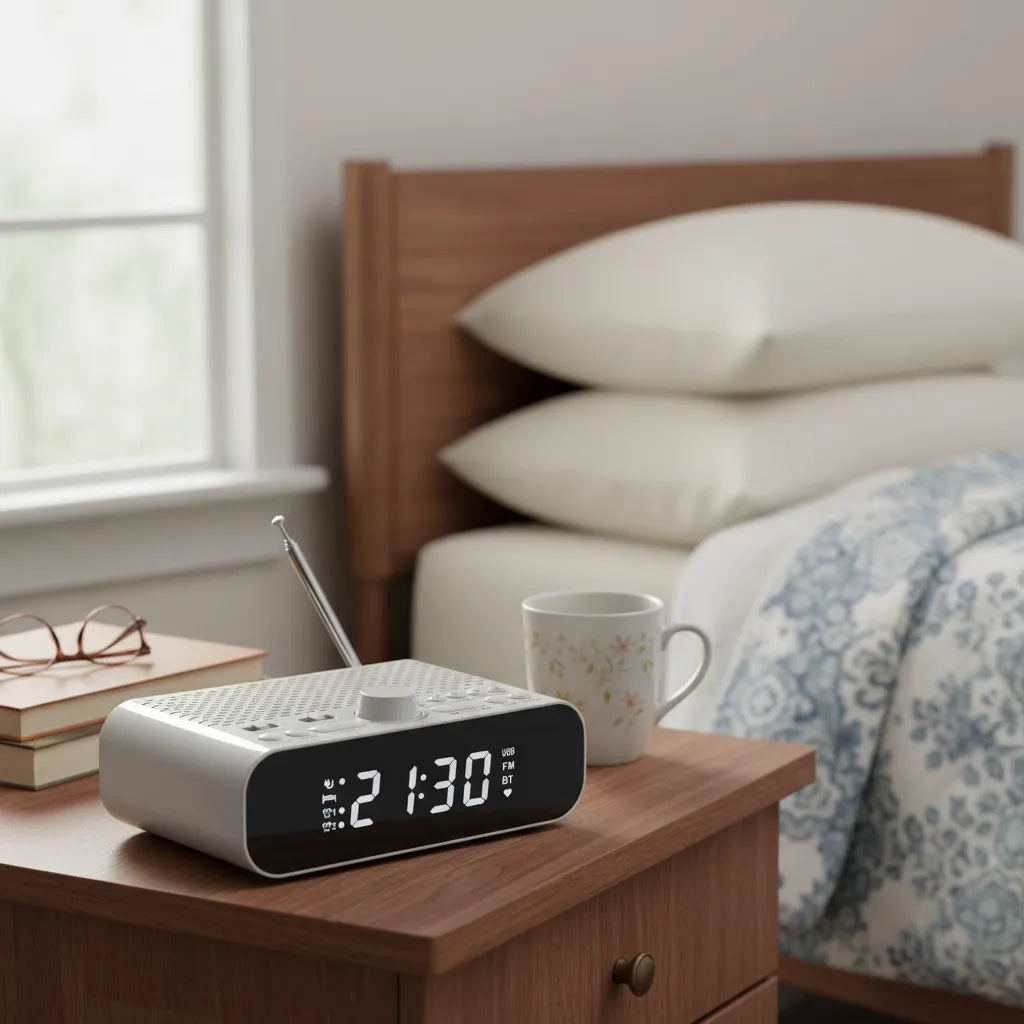 Réveil Simple avec Radio FM pour Senior