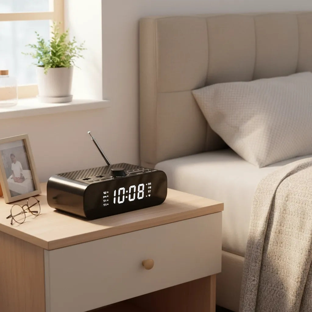 Réveil Simple avec Radio FM pour Senior