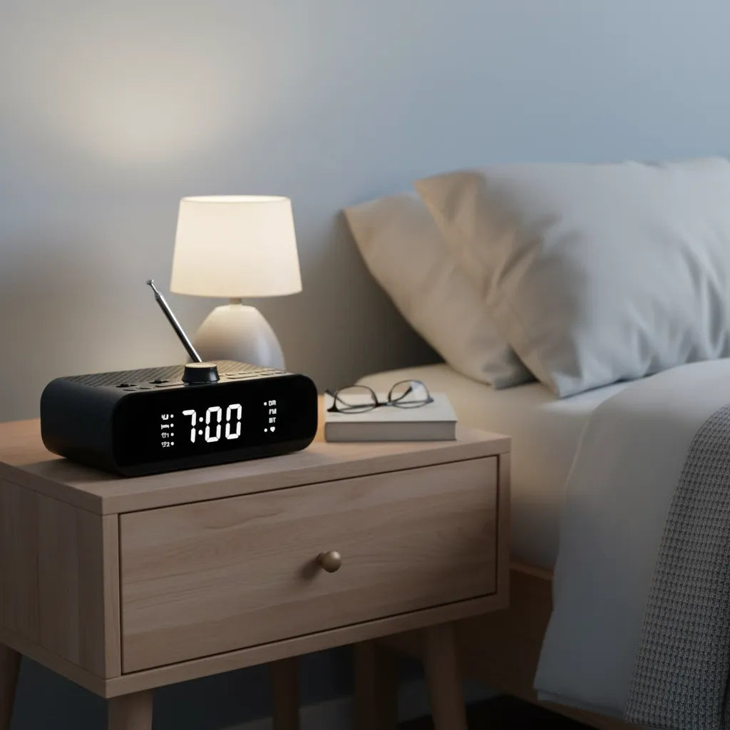 Réveil Simple avec Radio FM pour Senior