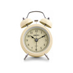 Réveil Simple Beige Métal