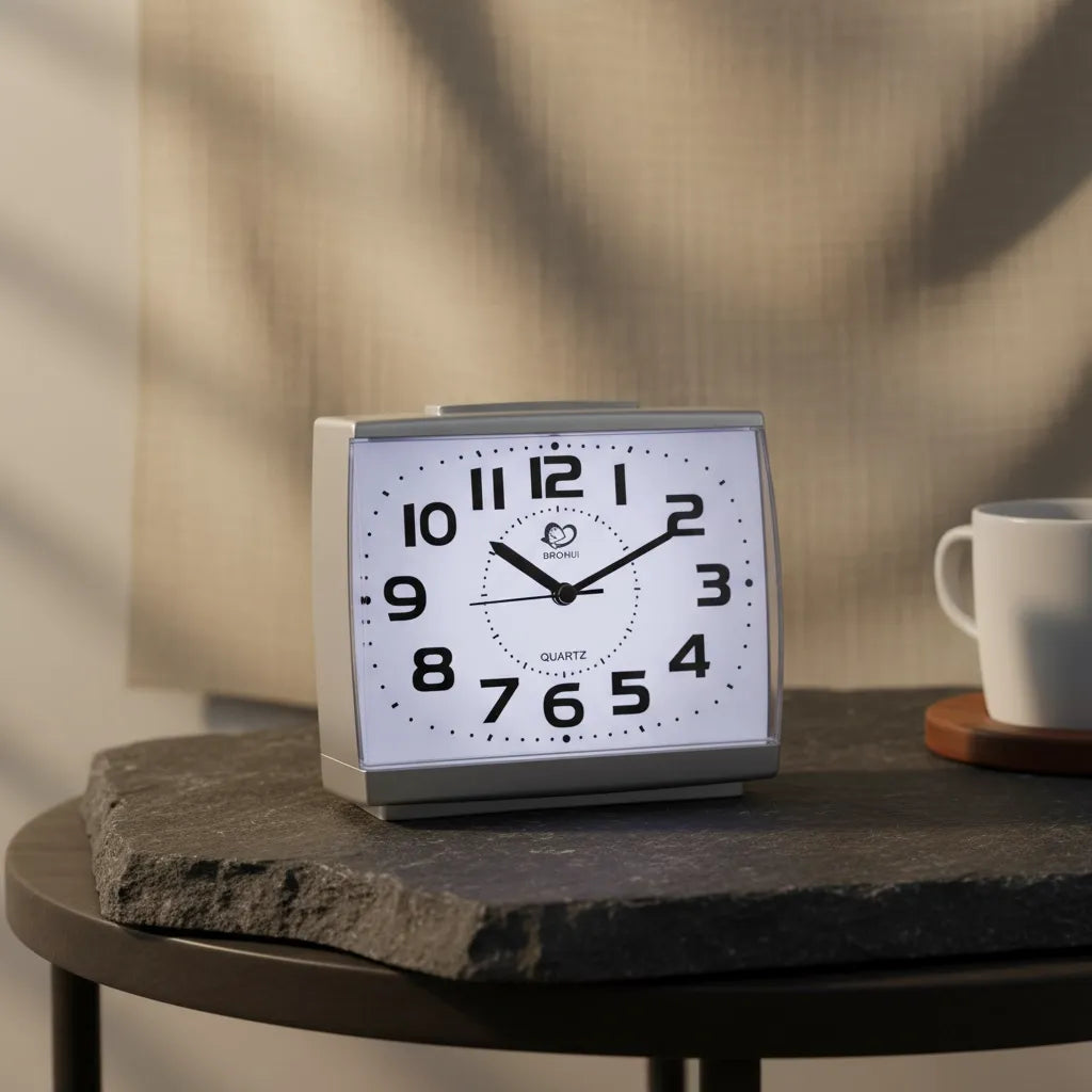 Réveil Simple pour Senior avec Rétroéclairage