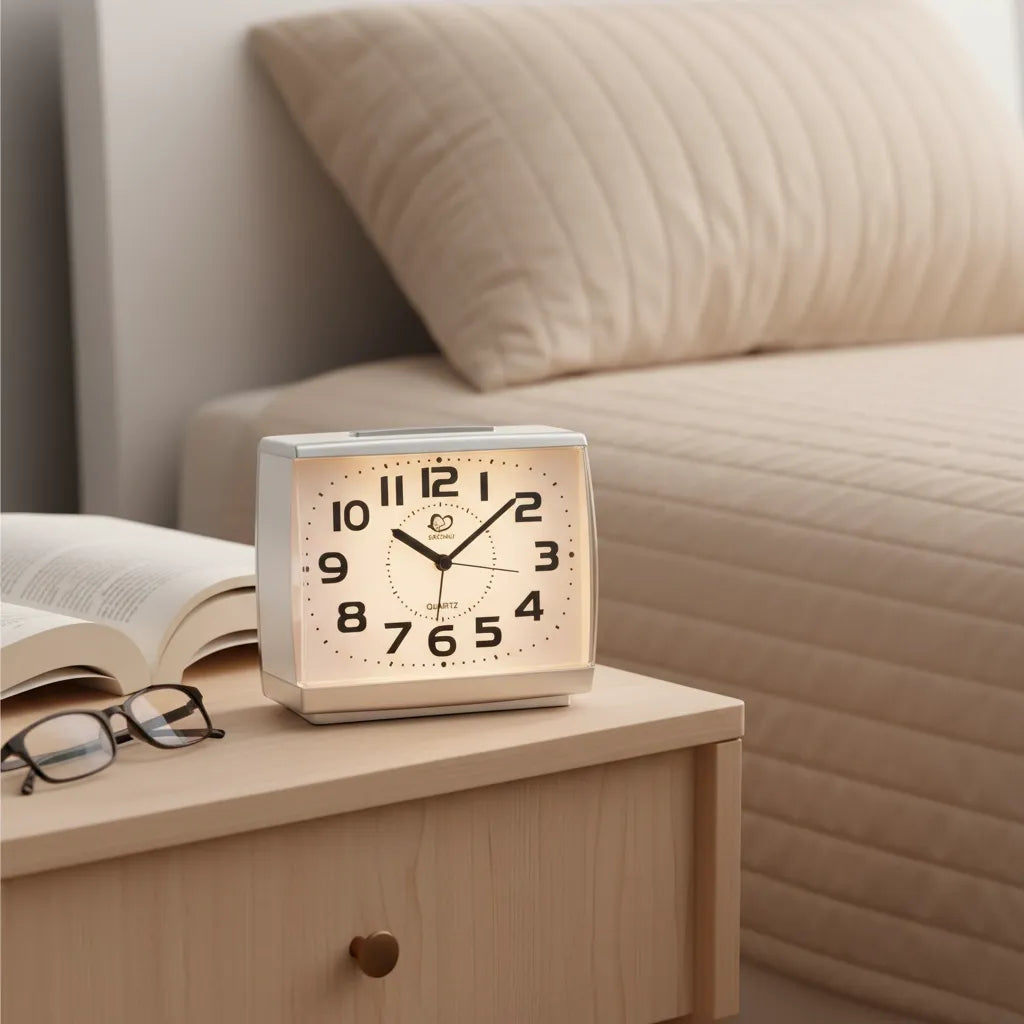 Réveil Simple pour Senior avec Rétroéclairage