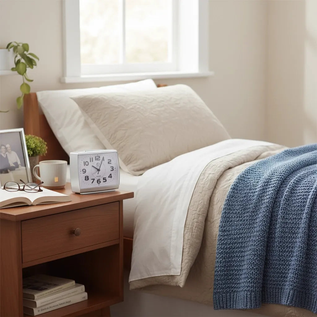 Réveil Simple pour Senior avec Rétroéclairage