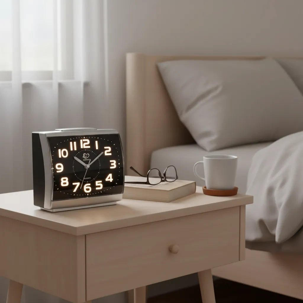 Réveil Simple pour Senior avec Rétroéclairage