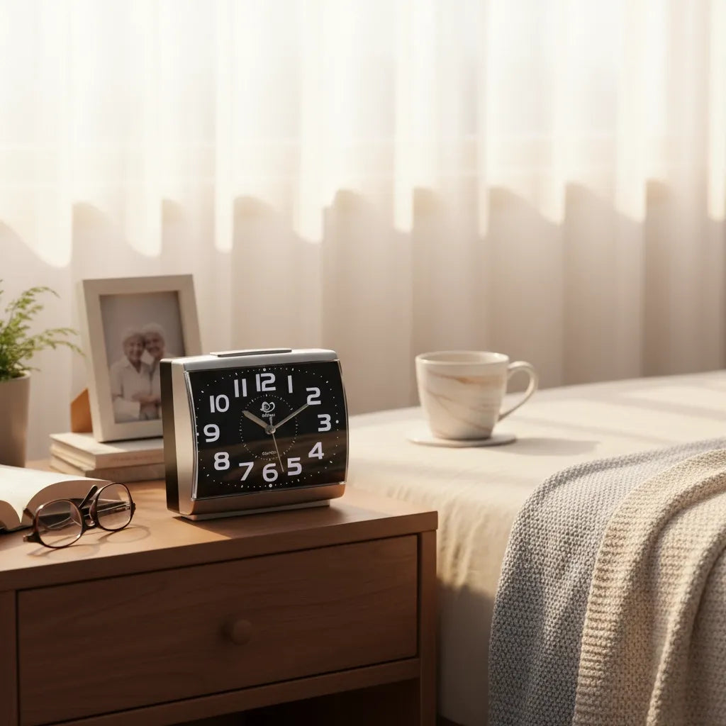 Réveil Simple pour Senior avec Rétroéclairage