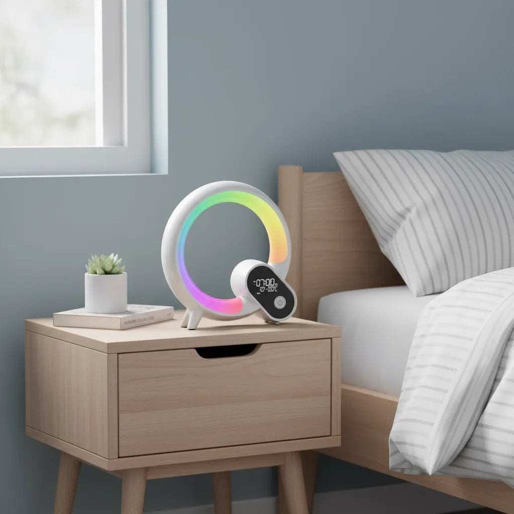 Réveil Simulateur D'aube Et Musique De Nature Design