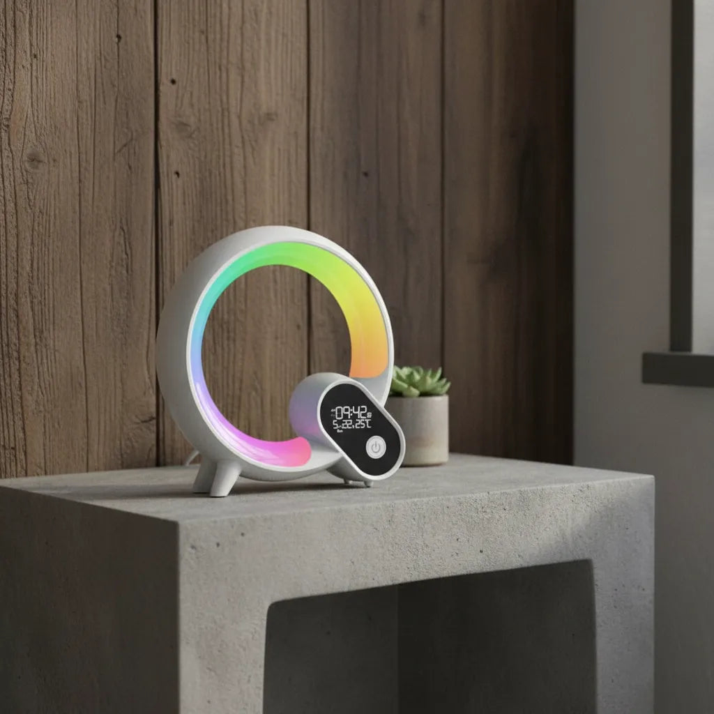 Réveil Simulateur D'aube Et Musique De Nature Design