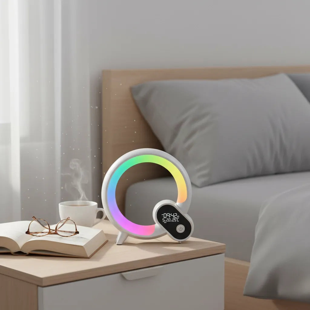 Réveil Simulateur D'aube Et Musique De Nature Design