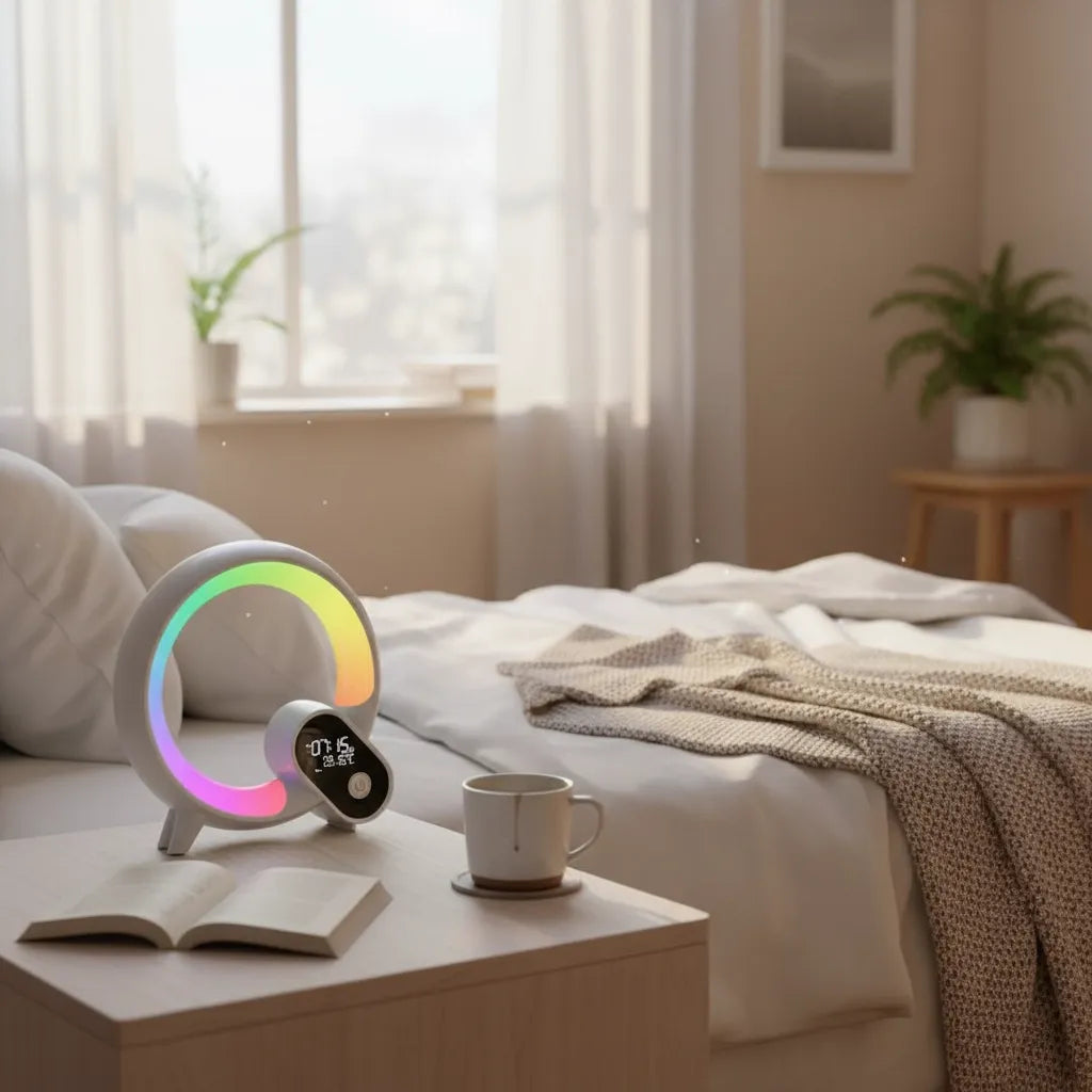 Réveil Simulateur D'aube Et Musique De Nature Design