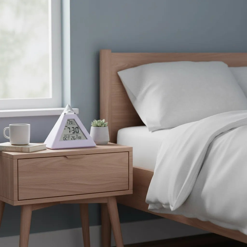 Réveil Veilleuse Adulte en Pyramide