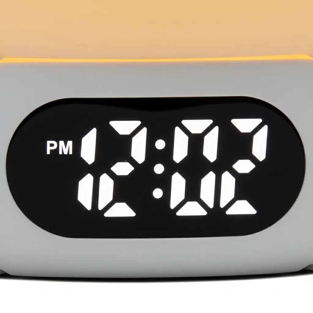 Réveil Veilleuse Bébé en Forme de Lapin