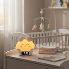 Réveil Veilleuse Bébé en Forme de Lapin