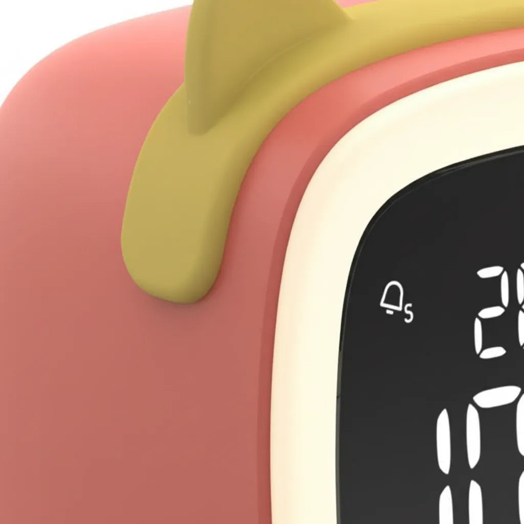 Réveil Veilleuse Chat LED