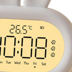 Réveil Veilleuse en Forme de Lapin