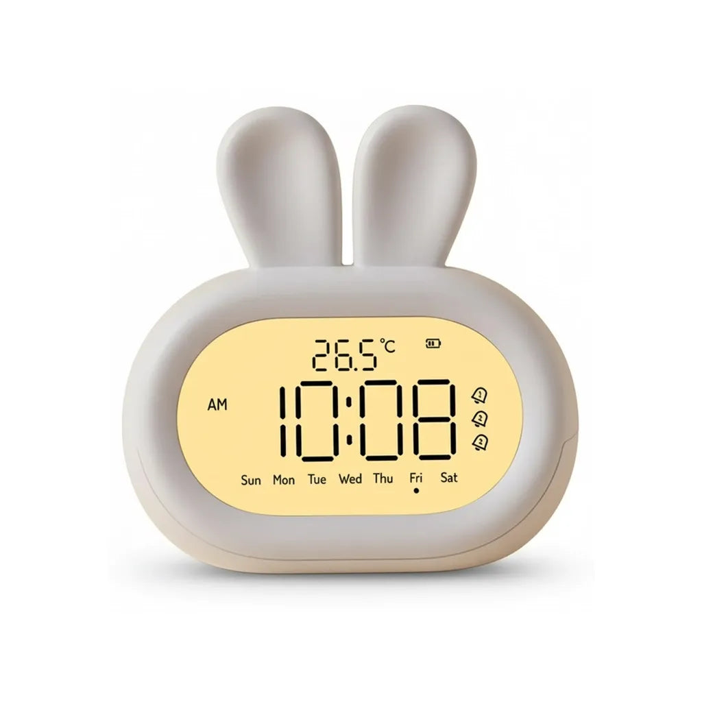 Réveil Veilleuse en Forme de Lapin