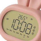 Réveil Veilleuse en Forme de Lapin