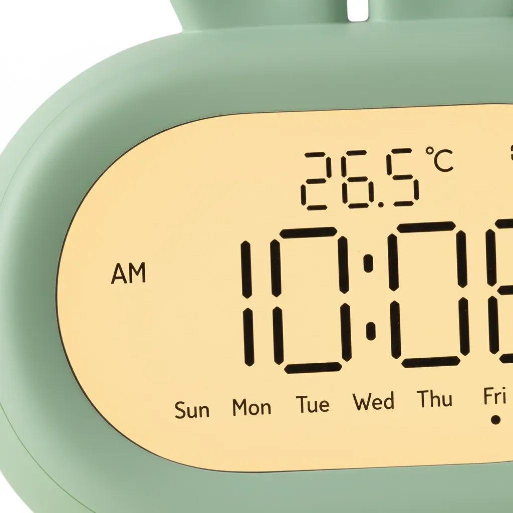 Réveil Veilleuse en Forme de Lapin