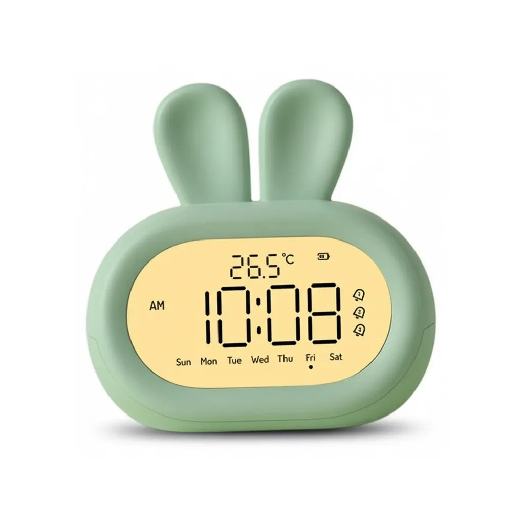 Réveil Veilleuse en Forme de Lapin