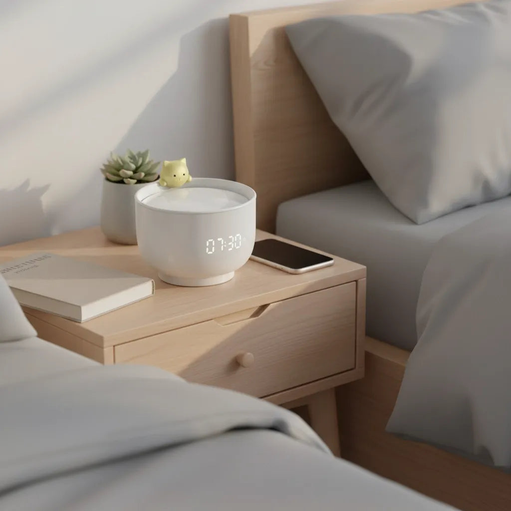 Réveil Veilleuse Lampe Matériau