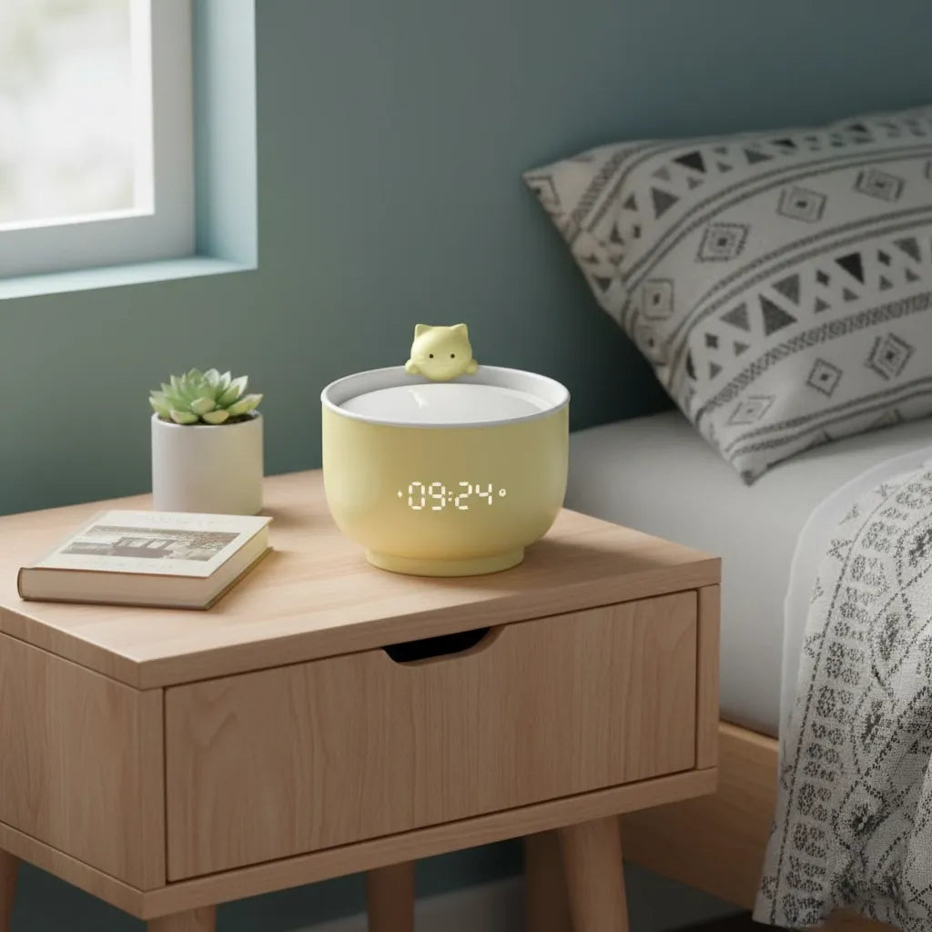 Réveil Veilleuse Lampe Matériau