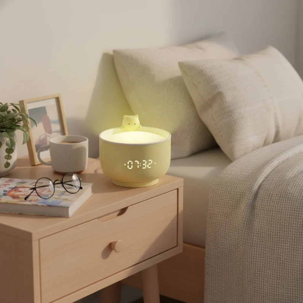 Réveil Veilleuse Lampe Matériau