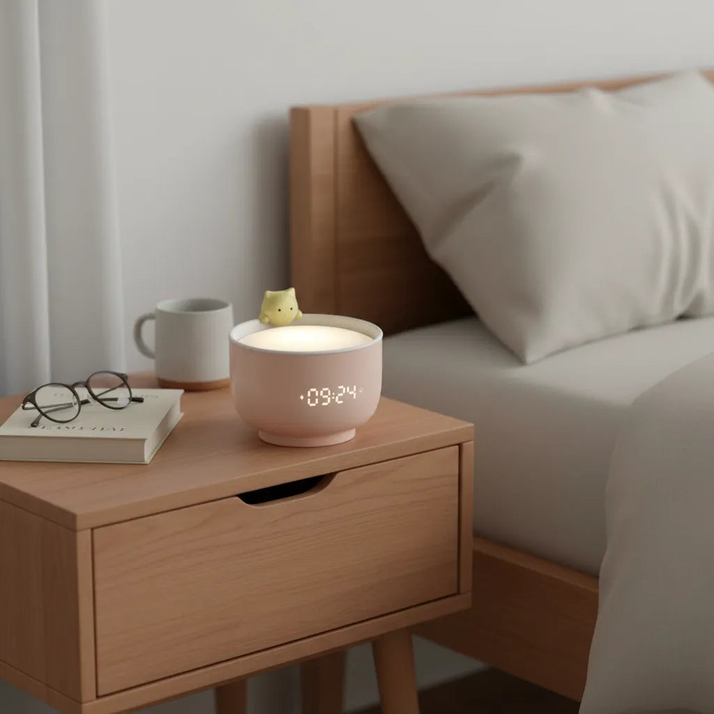 Réveil Veilleuse Lampe Matériau