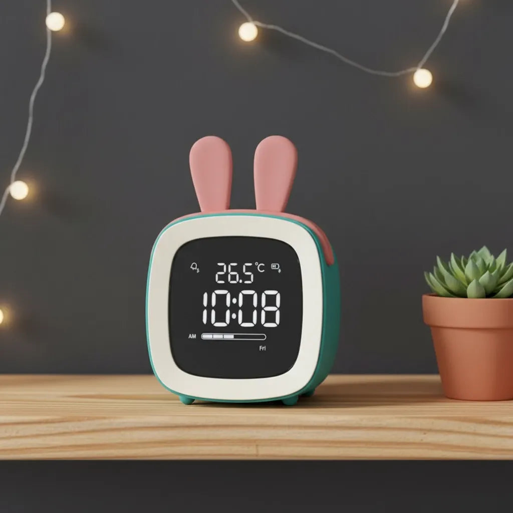 Réveil Veilleuse Lapin Numérique