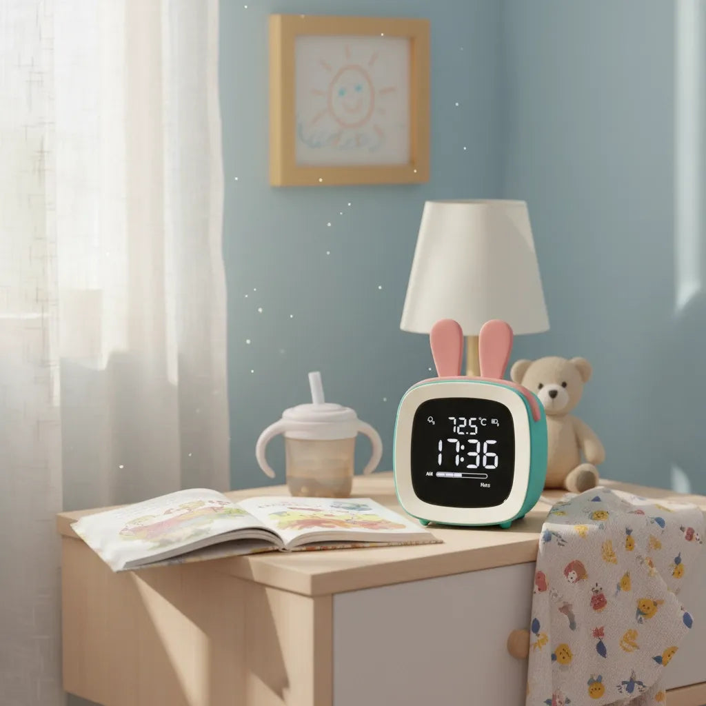 Réveil Veilleuse Lapin Numérique