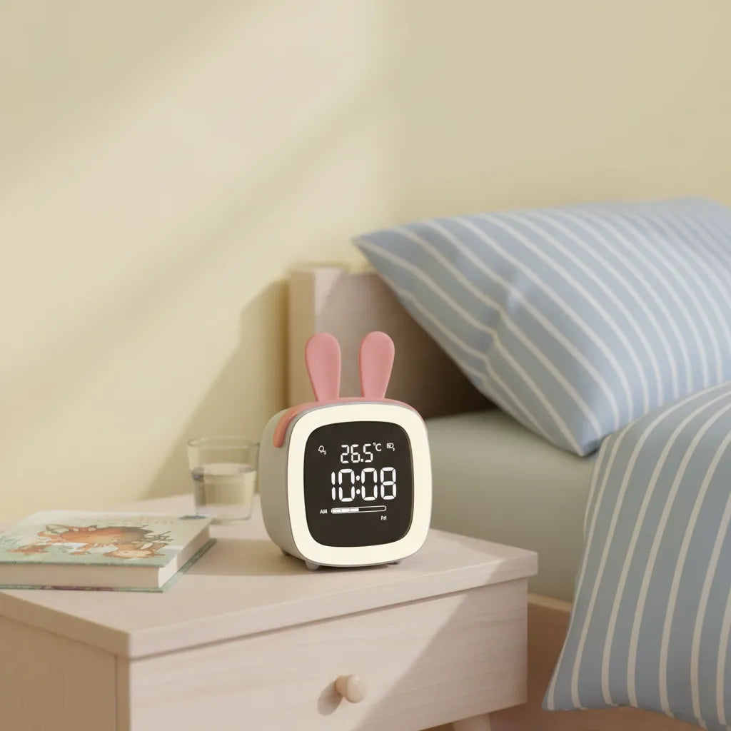 Réveil Veilleuse Lapin Numérique