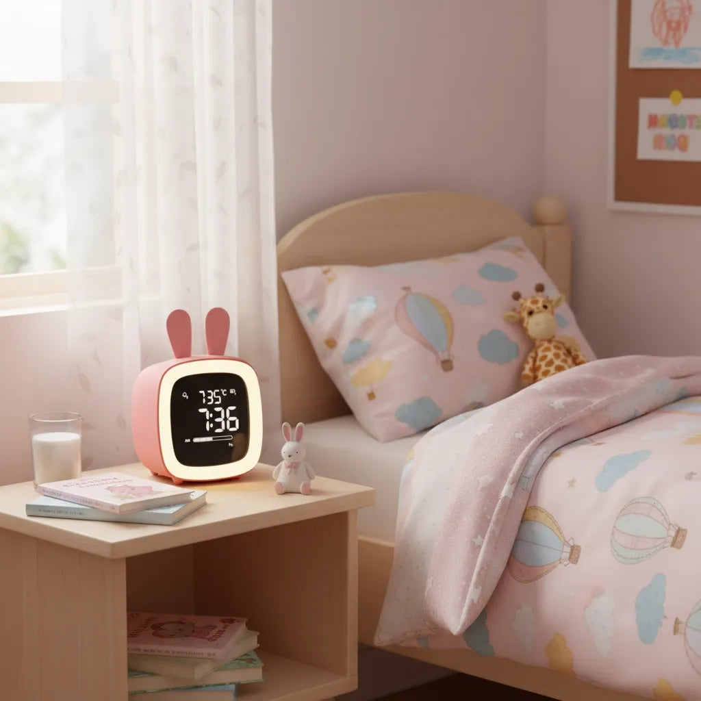 Réveil Veilleuse Lapin Numérique