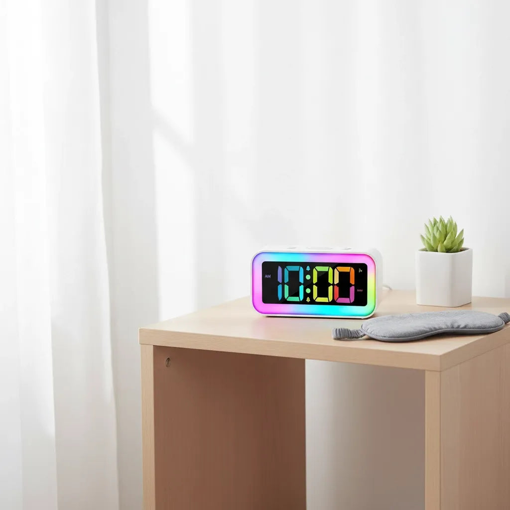 Réveil Veilleuse Lumineuse Design