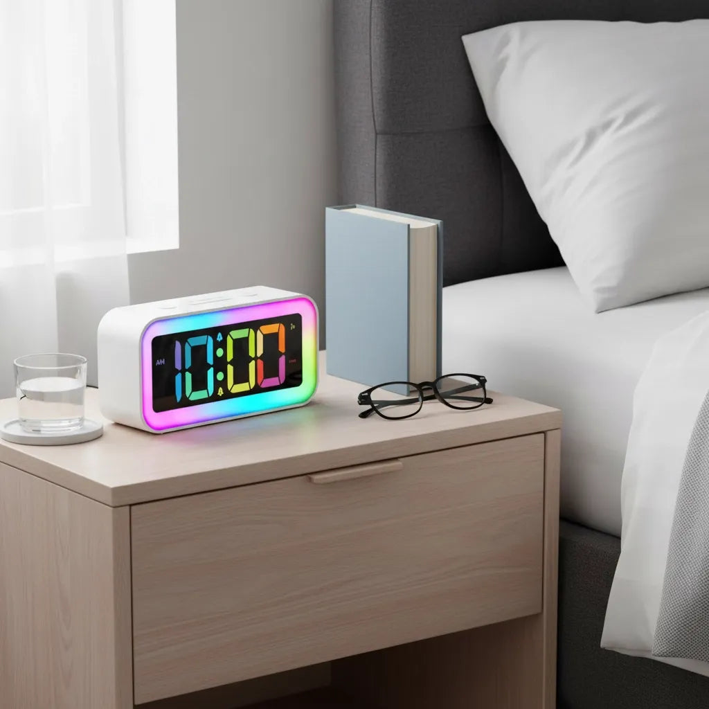 Réveil Veilleuse Lumineuse Design