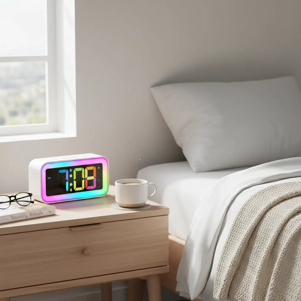 Réveil Veilleuse Lumineuse Design