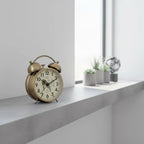 Réveil Vintage Avec Pile en Métal