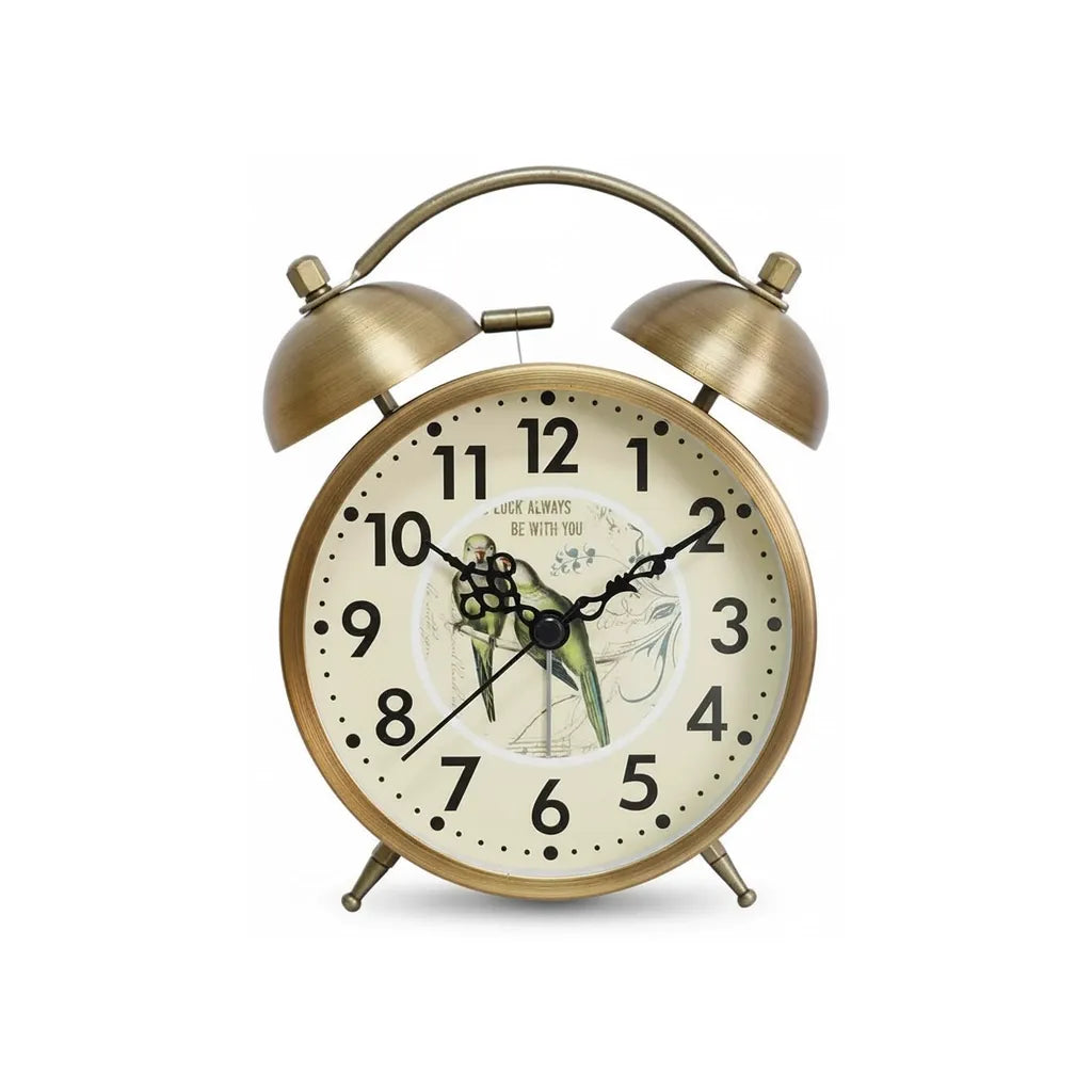 Réveil Vintage Avec Pile en Métal