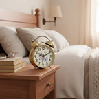 Réveil Vintage Avec Pile en Métal