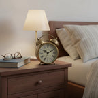 Réveil Vintage Avec Pile en Métal