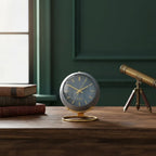 Réveil Vintage Bleu Doré