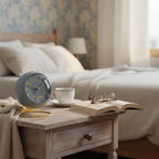 Réveil Vintage Bleu Doré